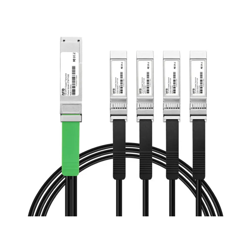SFP+ Direct Attach Copper (DAC) cable, dual SFP+ connectors, supports 10Gbps Ethernet, low power consumption and low latency, ideal for data centers, high-speed networking, and storage systems.