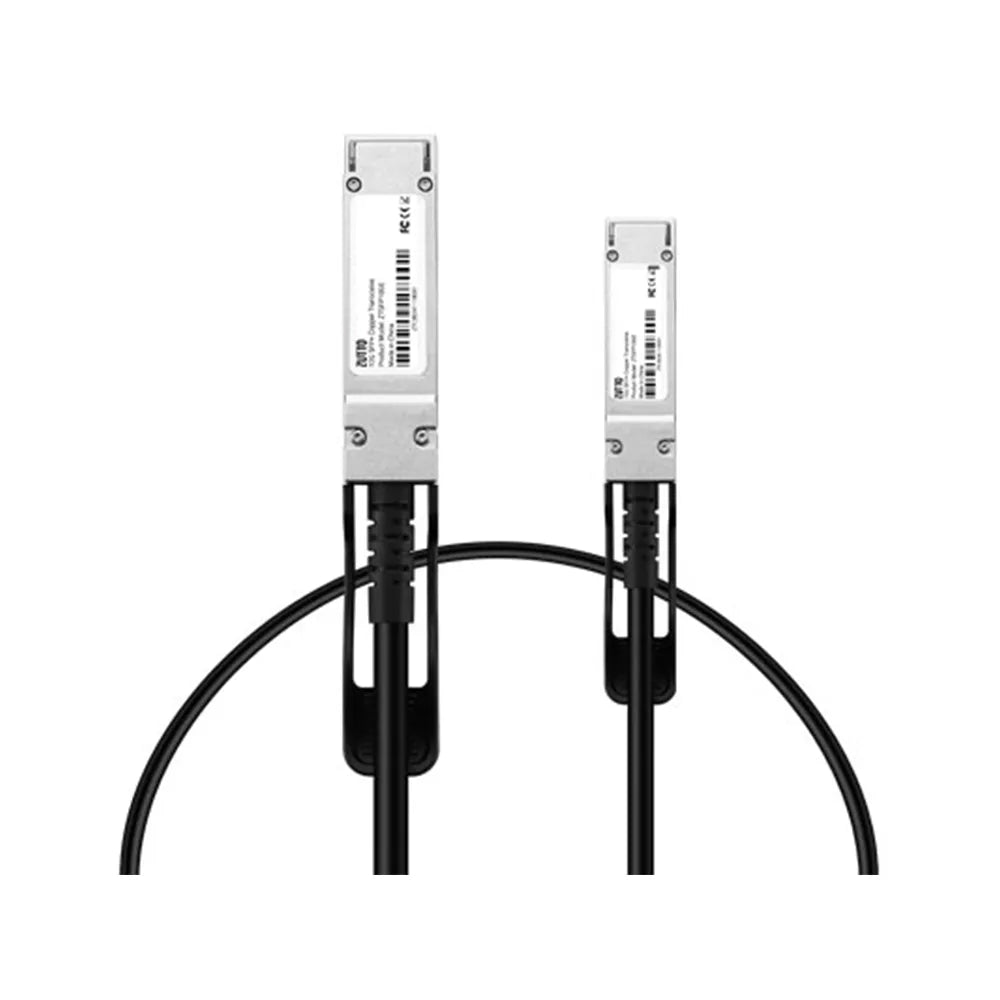 SFP+ Direct Attach Copper (DAC) cable, dual SFP+ connectors, supports 10Gbps Ethernet, low power consumption and low latency, ideal for data centers, high-speed networking, and storage systems.
