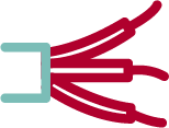 Optimized for copper cables, enhancing signal stability for high-performance power and data transmission systems.