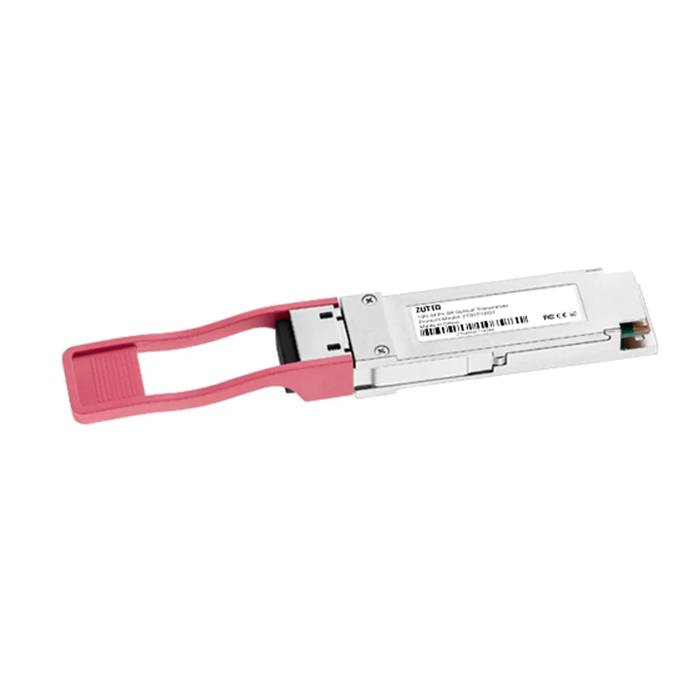Zutto 40GBASE QSFP+ optical transceiver module designed for high-speed 40Gbps Ethernet networks. It features a hot-pluggable QSFP+ form factor, low power consumption, and reliable performance for data center and enterprise applications.