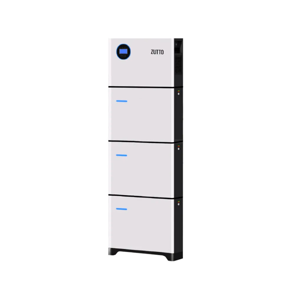 Zutto PowerCore 05 wall-mounted, modular energy storage system for efficient and scalable power backup in homes and businesses.