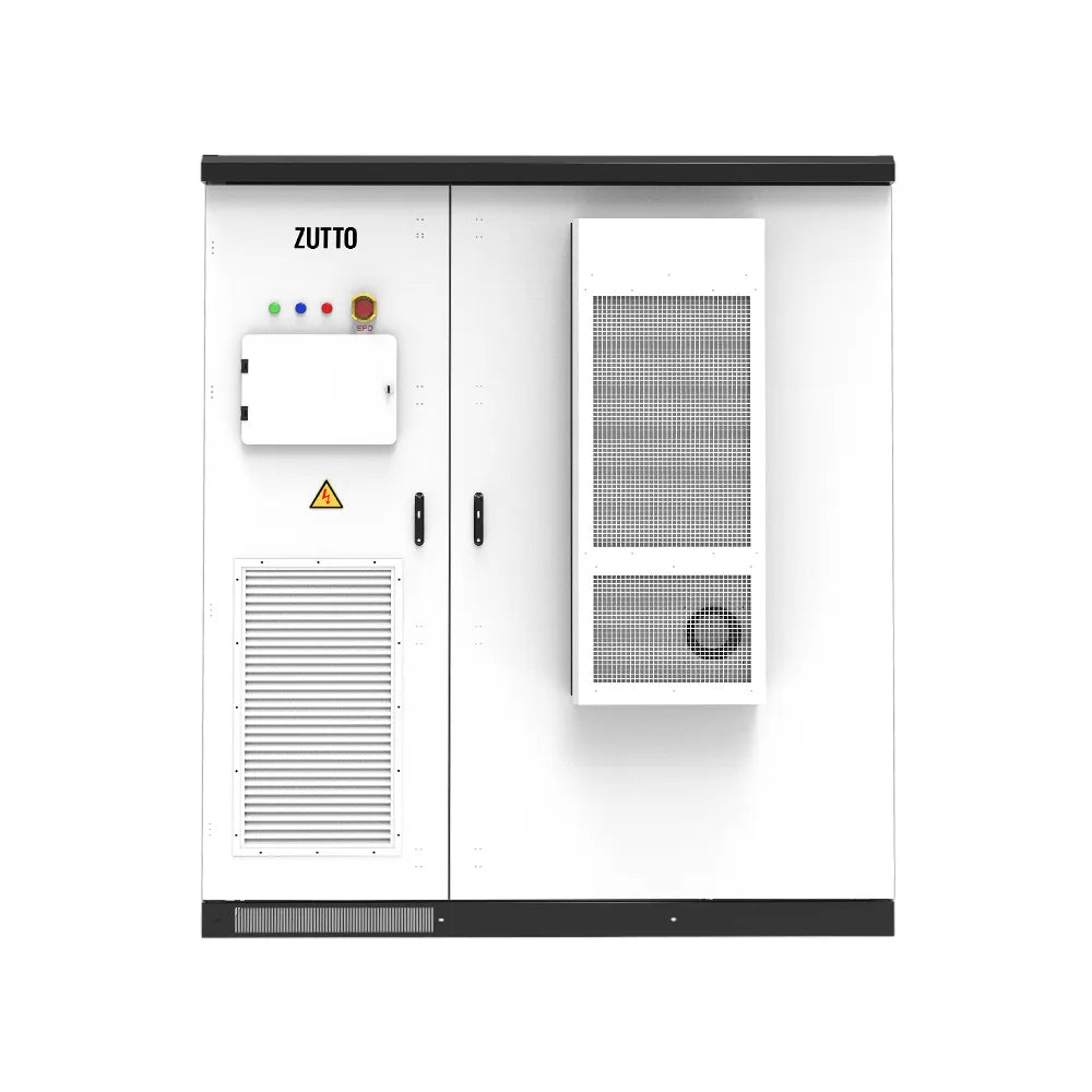 Zutto PowerVault16 215kWh Energy Storage System with Air Cooling and Fire Suppression, Ideal for Industrial and Commercial Use in Singapore